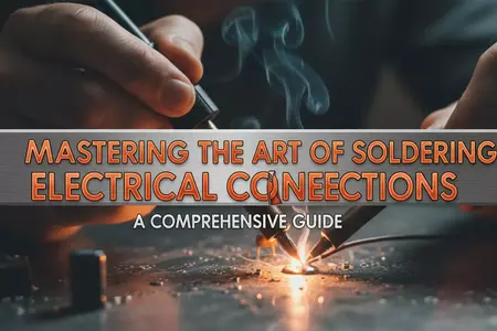 How to solder electrical connections