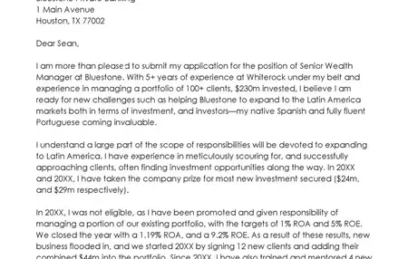 How to Write a Cover Letter for a Job in Finance
