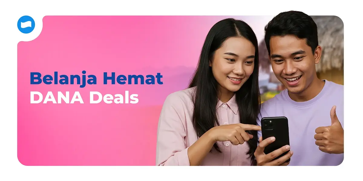 Contoh tampilan fitur DANA Deals dengan voucher cashback harian