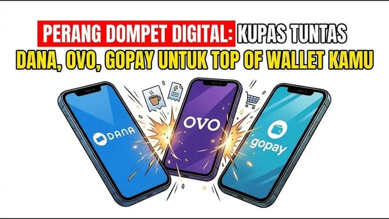 GoPay vs OVO vs DANA 2026: E-Wallet Terbaik untuk Kamu