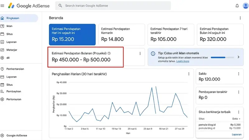 Cara Menghasilkan Uang dari Google AdSense untuk Pemula 2026
