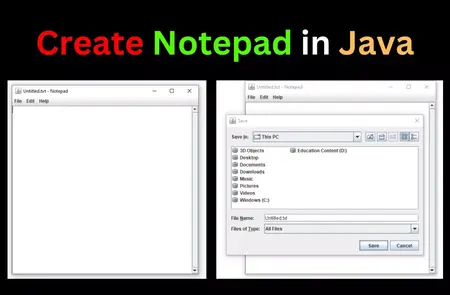 How to create simple Java program